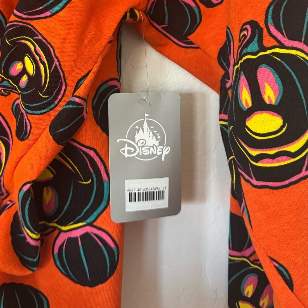 Disney Parks Halloween Disneyland Spirit Jersey Mickey Mouse Pumpkin small - Picture 3 of 7
